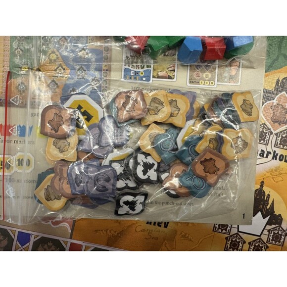 Catherine: Cities of the Tsarina Board Game Capstone Games 100% Complete - Picture 7 of 8